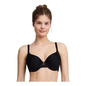 Chantelle Jolie Comfort Convertible Underwire T-Shirt Bra Black Size 38DDDD